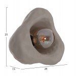 ΕΠΙΤΟΙΧΙΟ ΦΩΤΙΣΤΙΚΟ LUXON HM4701.03S FIBER CEMENT ΣΕ ΓΚΡΙ 28x15x25Υεκ.