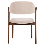 ΚΑΡΕΚΛΑ RIDER HM9734.02 RUBBERWOOD ΣΕ ΚΑΡΥΔΙ-ΥΦΑΣΜΑ ΕΚΡΟΥ 59x59x83Yεκ.