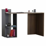 ΓΡΑΦΕΙΟ ΜΕΛΑΜΙΝΗΣ HM8994.01 ΚΑΡΥΔΙ ΓΚΡΙ 112x55x85Y εκ.