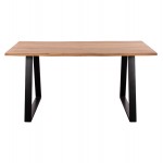 ΤΡΑΠΕΖΙ ΤΡΑΠΕΖΑΡΙΑΣ SOFIA SLIM HM8500.11 ΜΑΣΙΦ ΞΥΛΟ ΑΚΑΚΙΑΣ 160x90x76Υ εκ.
