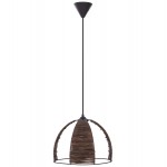 ΦΩΤΙΣΤΙΚΟ ΟΡΟΦΗΣ ΜΕΤΑΛΛΙΚΟ ΚΑΠΕΛΟ ΜΕ ΞΥΛΙΝΕΣ ΚΑΘΕΤΕΣ ΛΩΡΙΔΕΣ Φ30x83Yεκ.HM7703.01