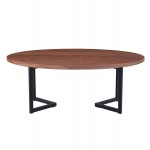 ΤΡΑΠΕΖΙ ΣΑΛΟΝΙΟΥ HM9468.02 MDF ME ΚΑΠΛΑΜΑ ΑΠΟ ΞΥΛΟ ΦΡΑΞΟΥ 120x60x45,5Yεκ.