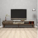 ΕΠΙΠΛΟ ΤΗΛΕΟΡΑΣΗΣ HM9512.03 ΜΕΛΑΜΙΝΗΣ ΚΑΡΥΔΙ ΚΑΙ ΟΨΗ ΛΕΥΚΟΥ ΜΑΡΜΑΡΟΥ 180x35x40Yεκ.
