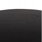 ΤΡΑΠΕΖΙ ΤΡΑΠΕΖΑΡΙΑΣ ΣΤΡΟΓΓΥΛΟ FRANTZ HM9388.02 ΜΑΣΙΦ ΞΥΛΟ MINDI BLACK Φ118x79Υεκ.