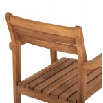 ΠΟΛΥΘΡΟΝΑ ERIETTA ΞΥΛΟ TEAK ΣΤΟΙΒΑΖΟΜΕΝΗ HM9534 ΣΕ ΦΥΣΙΚΟ ΧΡΩΜΑ 60x54x87Y εκ.
