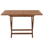 ΤΡΑΠΕΖΙ ΤΡΑΠΕΖΑΡΙΑΣ KENDALL ΠΤΥΣΣΟΜΕΝΟ HM9542 TEAK ΣΕ ΦΥΣΙΚΟ ΧΡΩΜΑ 120x80x75Yεκ.