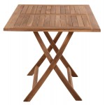 ΤΡΑΠΕΖΙ ΤΡΑΠΕΖΑΡΙΑΣ KENDALL ΠΤΥΣΣΟΜΕΝΟ HM9542 TEAK ΣΕ ΦΥΣΙΚΟ ΧΡΩΜΑ 120x80x75Yεκ.