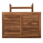 ΤΡΑΠΕΖΙ ΤΡΑΠΕΖΑΡΙΑΣ KENDALL ΠΤΥΣΣΟΜΕΝΟ HM9542 TEAK ΣΕ ΦΥΣΙΚΟ ΧΡΩΜΑ 120x80x75Yεκ.