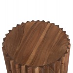 ΒΟΗΘΗΤΙΚΟ ΤΡΑΠΕΖΙ ΣΤΡΟΓΓΥΛΟ SEDGE HM9696 ΜΑΣΙΦ ΑΚΑΚΙΑ-ΦΥΣΙΚΟ ΧΡΩΜΑ Φ40x50Υεκ.