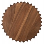ΒΟΗΘΗΤΙΚΟ ΤΡΑΠΕΖΙ ΣΤΡΟΓΓΥΛΟ SEDGE HM9696 ΜΑΣΙΦ ΑΚΑΚΙΑ-ΦΥΣΙΚΟ ΧΡΩΜΑ Φ40x50Υεκ.