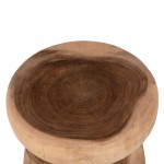 ΤΡΑΠΕΖΙ ΒΟΗΘΗΤΙΚΟ ΣΤΡΟΓΓΥΛΟ CUPRE HM9793 ΜΑΣΙΦ ΞΥΛΟ SUAR-ΦΥΣΙΚΟ Φ43x46Υεκ.