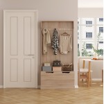 ΕΠΙΠΛΟ ΕΙΣΟΔΟΥ KAYLOR HM2475.01 ΜΕ ΚΡΕΜΑΣΤΡΕΣ&ΑΠΟΘ.ΧΩΡΟ-MDF ΣΕ ΣΟΝΑΜΑ 93x34x180Υεκ