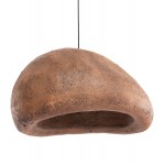 ΦΩΤΙΣΤΙΚΟ ΟΡΟΦΗΣ ΜΕ ΟΨΗ ΠΕΤΡΑΣ STONER (M) HM4418 ΣΚΟΥΡΟ ΜΠΕΖ 56x31x31Υεκ.