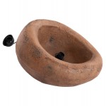 ΦΩΤΙΣΤΙΚΟ ΟΡΟΦΗΣ ΜΕ ΟΨΗ ΠΕΤΡΑΣ STONER (M) HM4418 ΣΚΟΥΡΟ ΜΠΕΖ 56x31x31Υεκ.