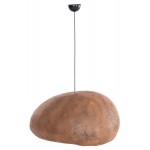 ΦΩΤΙΣΤΙΚΟ ΟΡΟΦΗΣ ΜΕ ΟΨΗ ΠΕΤΡΑΣ STONER (L) HM4419 ΣΚΟΥΡΟ ΜΠΕΖ 72x60x32Υεκ.