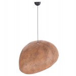 ΦΩΤΙΣΤΙΚΟ ΟΡΟΦΗΣ ΜΕ ΟΨΗ ΠΕΤΡΑΣ STONER (L) HM4419 ΣΚΟΥΡΟ ΜΠΕΖ 72x60x32Υεκ.