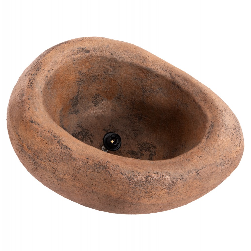 ΦΩΤΙΣΤΙΚΟ ΟΡΟΦΗΣ ΜΕ ΟΨΗ ΠΕΤΡΑΣ STONER (L) HM4419 ΣΚΟΥΡΟ ΜΠΕΖ 72x60x32Υεκ.