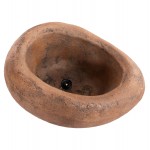 ΦΩΤΙΣΤΙΚΟ ΟΡΟΦΗΣ ΜΕ ΟΨΗ ΠΕΤΡΑΣ STONER (L) HM4419 ΣΚΟΥΡΟ ΜΠΕΖ 72x60x32Υεκ.