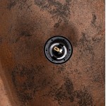 ΦΩΤΙΣΤΙΚΟ ΟΡΟΦΗΣ ΜΕ ΟΨΗ ΠΕΤΡΑΣ STONER (L) HM4419 ΣΚΟΥΡΟ ΜΠΕΖ 72x60x32Υεκ.