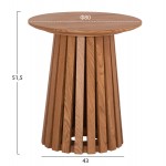 ΤΡΑΠΕΖΑΚΙ ΒΟΗΘΗΤΙΚΟ TALBERT HM18025 MDF ΣΕ ΦΥΣΙΚΟ ΞΥΛΟΥ Φ45x50,5Υεκ.