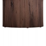 ΤΡΑΠΕΖΙ ΣΑΛΟΝΙΟΥ MARGON HM18026 MDF ΣΕ ΣΚΟΥΡΟ ΚΑΦΕ ΞΥΛΟΥ Φ80x40,5Υεκ.