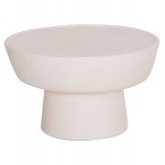 ΤΡΑΠΕΖΙ ΣΑΛΟΝΙΟΥ PIRSON HM18155.02 FIBER CEMENT ΣΕ ΛΕΥΚΟ--Φ60x36Υεκ.