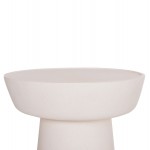 ΤΡΑΠΕΖΙ ΣΑΛΟΝΙΟΥ PIRSON HM18155.02 FIBER CEMENT ΣΕ ΛΕΥΚΟ--Φ60x36Υεκ.