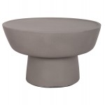 ΤΡΑΠΕΖΙ ΣΑΛΟΝΙΟΥ PIRSON HM18155.03 FIBER CEMENT ΣΕ ΓΚΡΙ--Φ60x36Υεκ.