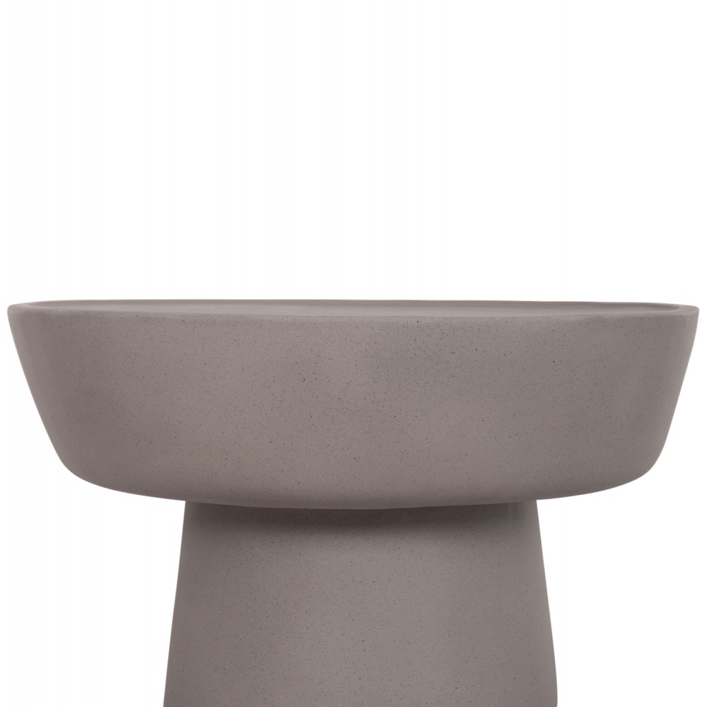 ΤΡΑΠΕΖΙ ΣΑΛΟΝΙΟΥ PIRSON HM18155.03 FIBER CEMENT ΣΕ ΓΚΡΙ--Φ60x36Υεκ.