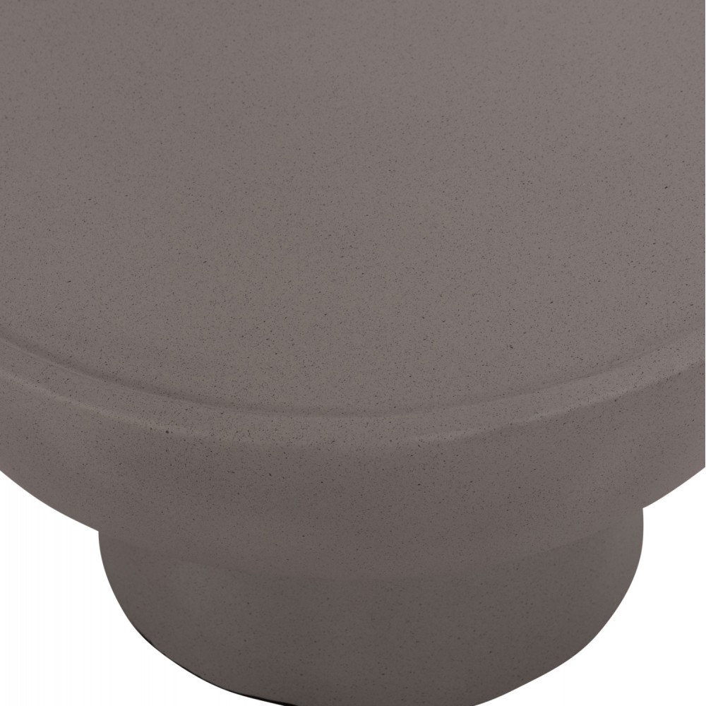 ΤΡΑΠΕΖΙ ΣΑΛΟΝΙΟΥ PIRSON HM18155.03 FIBER CEMENT ΣΕ ΓΚΡΙ--Φ60x36Υεκ.