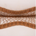 ΤΡΑΠΕΖΙ ΣΑΛΟΝΙΟΥ ANNA HM18157.02 FIBER CEMENT ΛΕΥΚΟ-ΦΥΣΙΚΟ RATTAN--Φ92x44.5Υεκ