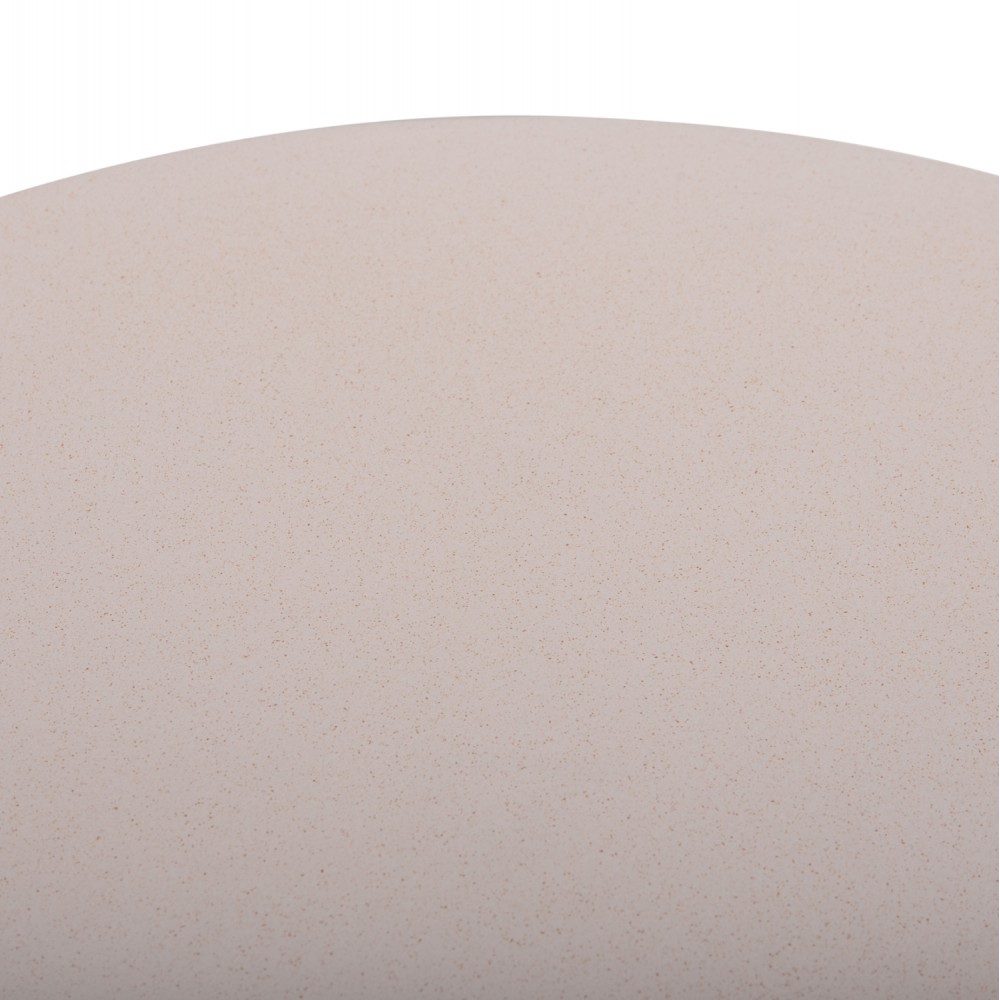 ΒΟΗΘΗΤΙΚΟ ΤΡΑΠΕΖΙ PRILEP HM18159.02 FIBER CEMENT ΛΕΥΚΟ & RATTAN--Φ60x76,5Υεκ