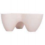 ΤΡΑΠΕΖΙ ΣΑΛΟΝΙΟΥ SALLEN HM18161.02 FIBER CEMENT ΣΕ ΛΕΥΚΟ--108x94x38,5Υεκ.