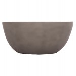 ΤΡΑΠΕΖΙ ΣΑΛΟΝΙΟΥ ΣΤΡΟΓΓΥΛΟ ALLAN HM18162.03 FIBER CEMENT ΣΕ ΓΚΡΙ--Φ92x49Υεκ.