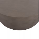 ΤΡΑΠΕΖΙ ΣΑΛΟΝΙΟΥ ΣΤΡΟΓΓΥΛΟ ALLAN HM18162.03 FIBER CEMENT ΣΕ ΓΚΡΙ--Φ92x49Υεκ.