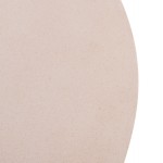 ΤΡΑΠΕΖΙ ΣΑΛΟΝΙΟΥ ΣΤΡΟΓΓΥΛΟ ALLAN HM18162.02 FIBER CEMENT ΣΕ ΑΝΟΙΧΤΟ ΜΠΕΖ--Φ92x49Υεκ.