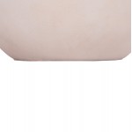 ΤΡΑΠΕΖΙ ΣΑΛΟΝΙΟΥ ΣΤΡΟΓΓΥΛΟ ALLAN HM18162.02 FIBER CEMENT ΣΕ ΑΝΟΙΧΤΟ ΜΠΕΖ--Φ92x49Υεκ.