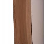 ΒΟΗΘΗΤΙΚΟ ΤΡΑΠΕΖΙ LEIA HM18163.02 FIBER CEMENT ΛΕΥΚΟ-ΞΥΛΟ TEAK 32.5x32.5x46Υεκ.