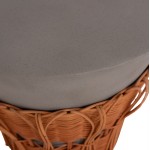 ΤΡΑΠΕΖΙ ΒΟΗΘΗΤΙΚΟ PERRAL HM18164.03S FIBER CEMENT ΓΚΡΙ-ΦΥΣΙΚΟ RATTAN--Φ42x36Υεκ