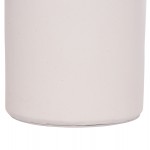 ΒΟΗΘΗΤΙΚΟ ΤΡΑΠΕΖΙ TRED(T) HM18169.02 FIBER CEMENT ΛΕΥΚΟ-ΦΥΣΙΚΟ RATTAN--Φ40x61Υεκ.