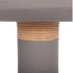 ΒΟΗΘΗΤΙΚΟ ΤΡΑΠΕΖΙ TRED(T) HM18169.03 FIBER CEMENT ΓΚΡΙ-ΦΥΣΙΚΟ RATTAN--Φ40x61Υεκ.