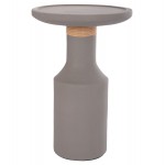ΒΟΗΘΗΤΙΚΟ ΤΡΑΠΕΖΙ TRED(T) HM18169.03 FIBER CEMENT ΓΚΡΙ-ΦΥΣΙΚΟ RATTAN--Φ40x61Υεκ.
