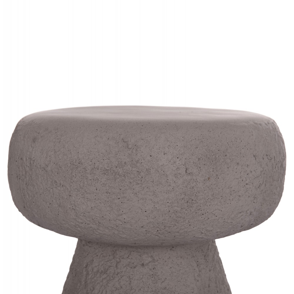 ΣΚΑΜΠΟ ΣΤΡΟΓΓΥΛΟ INTERON HM18171.03 FIBER CEMENT ΣΕ ΓΚΡΙ--Φ34x39Υεκ.