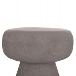 ΣΚΑΜΠΟ ΣΤΡΟΓΓΥΛΟ INTERON HM18171.03 FIBER CEMENT ΣΕ ΓΚΡΙ--Φ34x39Υεκ.