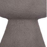 ΣΚΑΜΠΟ ΣΤΡΟΓΓΥΛΟ INTERON HM18171.03 FIBER CEMENT ΣΕ ΓΚΡΙ--Φ34x39Υεκ.