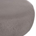ΣΚΑΜΠΟ ΣΤΡΟΓΓΥΛΟ INTERON HM18171.03 FIBER CEMENT ΣΕ ΓΚΡΙ--Φ34x39Υεκ.