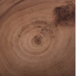ΤΡΑΠΕΖΙ ΒΟΗΘΗΤΙΚΟ PUFFAT HM18172.02 FIBER CEMENT ΛΕΥΚΟ- ΞΥΛΟ TEAK TOP Φ45x46Υεκ.