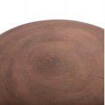 ΤΡΑΠΕΖΙ ΒΟΗΘΗΤΙΚΟ PUFFAT HM18172.03 FIBER CEMENT ΓΚΡΙ- ΞΥΛΟ TEAK TOP Φ45x46Υεκ.