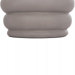 ΤΡΑΠΕΖΙ ΒΟΗΘΗΤΙΚΟ PUFFAT HM18172.03 FIBER CEMENT ΓΚΡΙ- ΞΥΛΟ TEAK TOP Φ45x46Υεκ.
