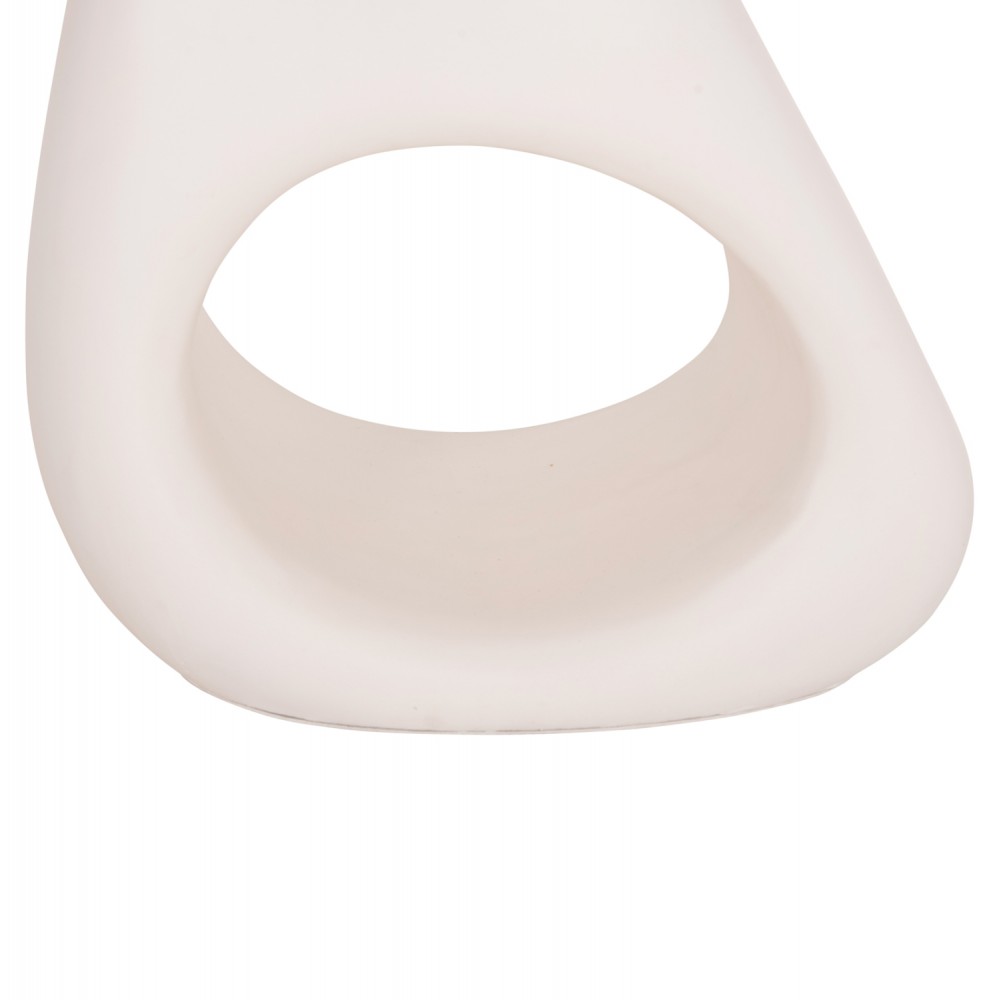 ΒΟΗΘΗΤΙΚΟ ΤΡΑΠΕΖΙ AIDA HM4692.02 FIBER CEMENT ΛΕΥΚΟ--ΞΥΛΟ TEAK TOP 47x60x59Υεκ